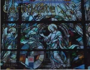 Easter Miracle — certificate of authenticity