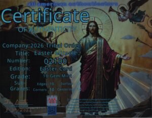 Easter Miracle — certificate of authenticity