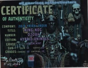 King Nog — certificate of authenticity
