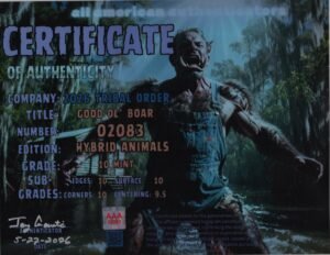 Good Ol’ Boar — certificate of authenticity