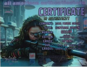 Huntress Waffen — certificate of authenticity