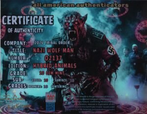 Nazi Wolfman — certificate of authenticity