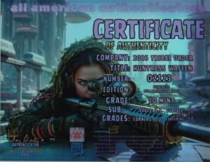 Huntress Waffen — certificate of authenticity