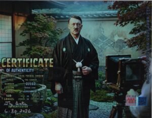The Führer — certificate of authenticity