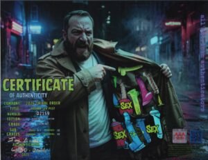 Kosher Sex Pest — certificate of authenticity