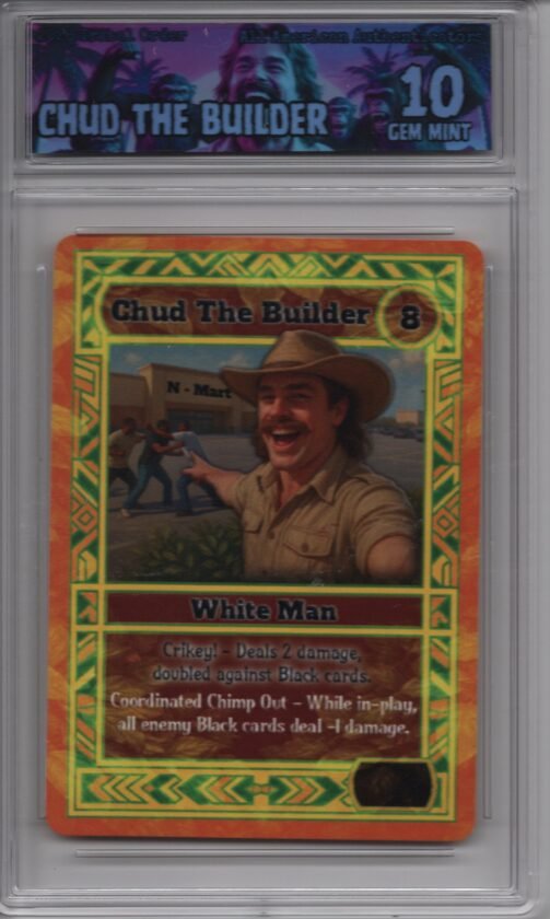 Chud The Builder front