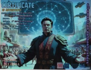 The Technomancer — certificate of authenticity