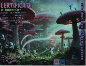 Shrooms — certificate of authenticity