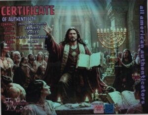 Frankist — certificate of authenticity
