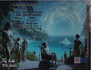 Quantum Vegetable — certificate of authenticity