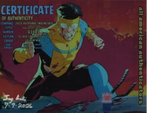 Dual Relic #506 Mark Grayson / Amber Bennett — certificate of authenticity
