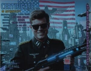 JFK Kike Killer — certificate of authenticity