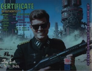 JFK Kike Killer — certificate of authenticity