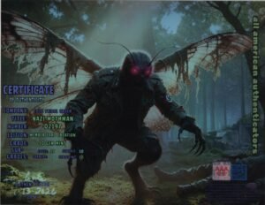 Nazi Mothman — certificate of authenticity