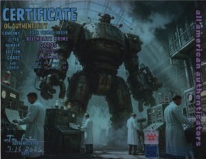 Reichblitz Prime — certificate of authenticity