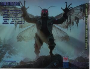 Nazi Mothman — certificate of authenticity
