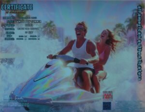 White Boy Summer — certificate of authenticity