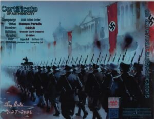 NatSoc Parade — certificate of authenticity