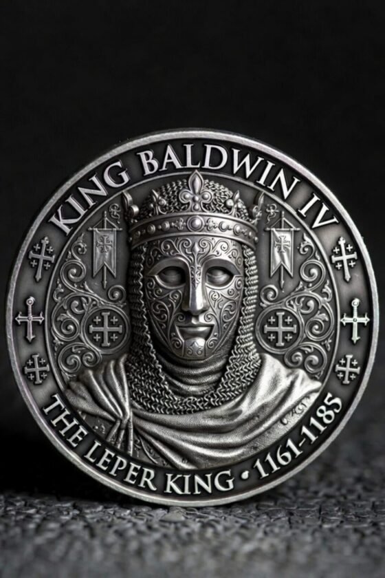 King Baldwin Challenge Coin front