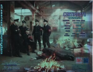 NatSoc Boys — certificate of authenticity