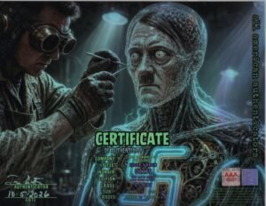 Hitlers Brain (Rare Unique Artifact) — certificate of authenticity