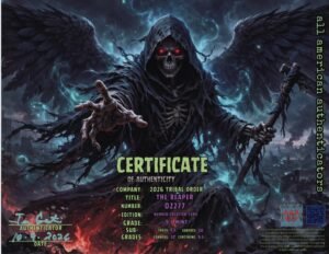 The Reaper — certificate of authenticity