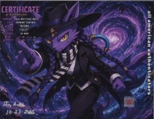Shining Jewtwo — certificate of authenticity