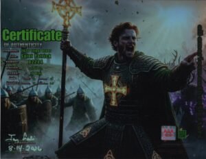 Saint Patrick (White Man Variant) — certificate of authenticity